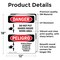 Signmission Safety Culture Sign, 12 in Width, Vinyl Decal, Rectangle, Bilingual OS-2PACK-DS-D-1218-VS-1650 - alternate 2
